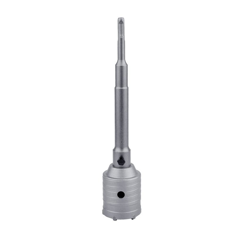 GUICGOC 73mm (2-7/8 inch) Concrete Hole Saw with 220mm SDS Plus Shank Connecting Rod, Tungsten Carbide Teeth (7.7mm x 4mm) Cement Hole Saw for Concrete Cement Brick Wall Stone (73mm (2-7/8 inch) - Image 5
